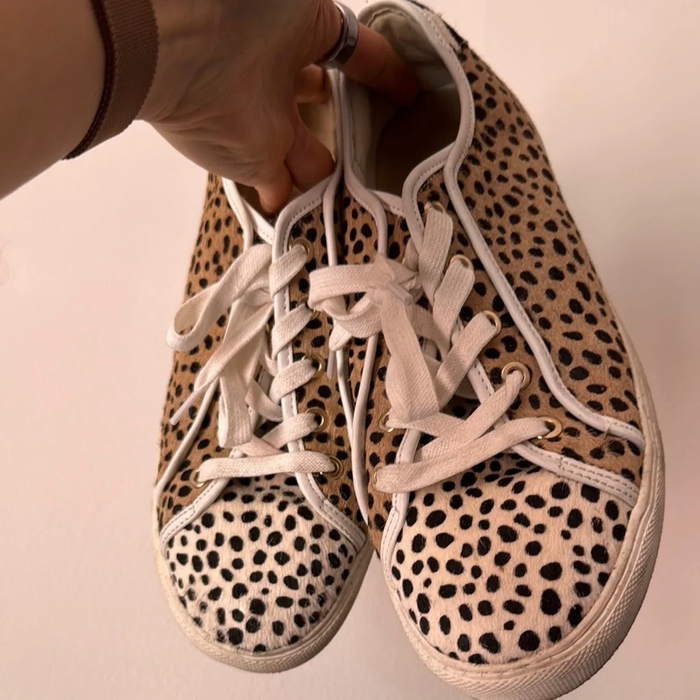 Leopard Print Women's Sneakers 8.5